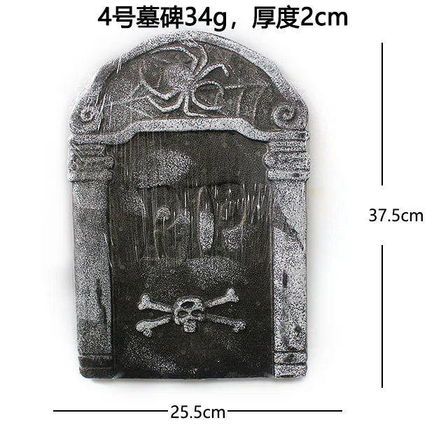 Foam Headstone Halloween Decoration