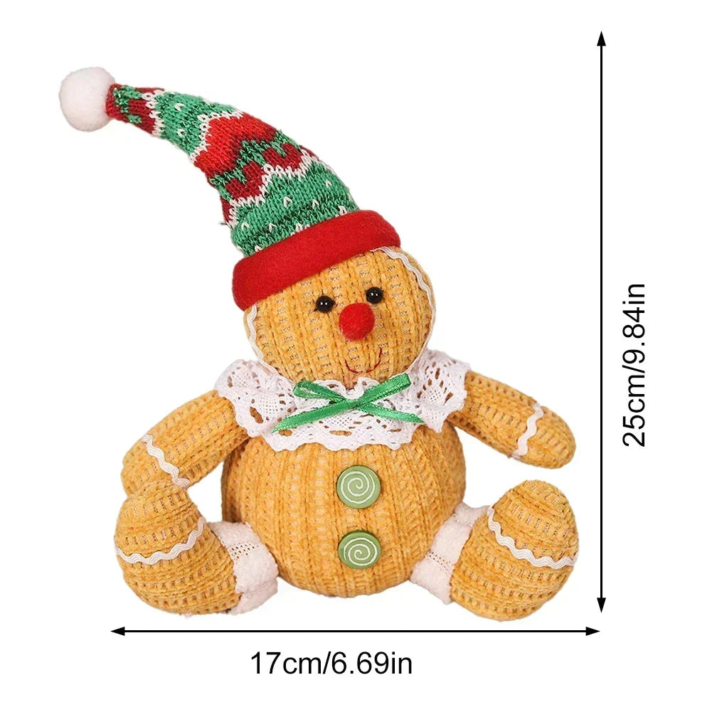 Gingerbread Doll as Plush Ornament