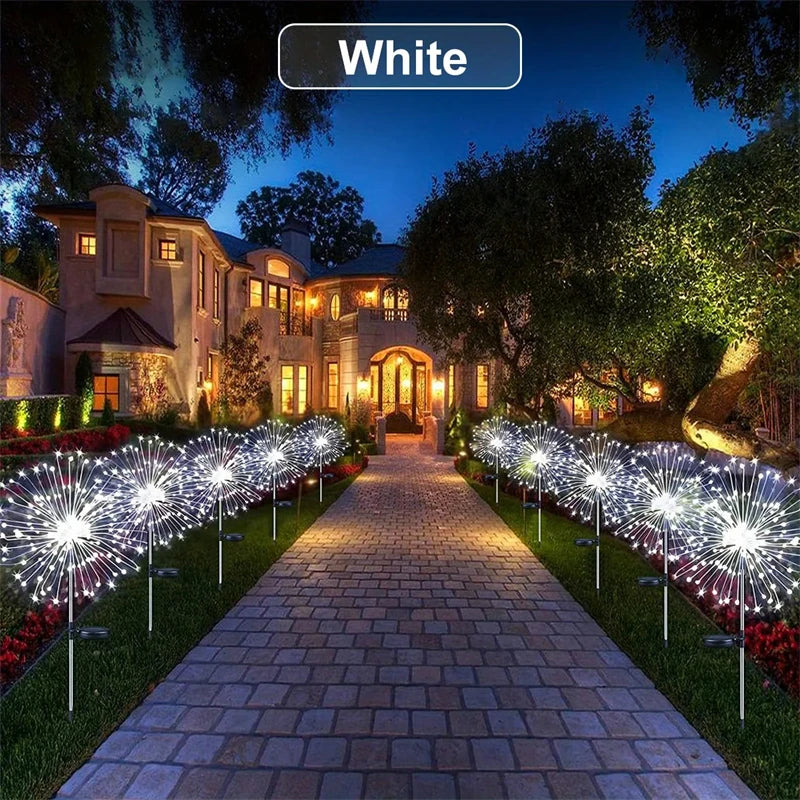 LED Solar Firework Light