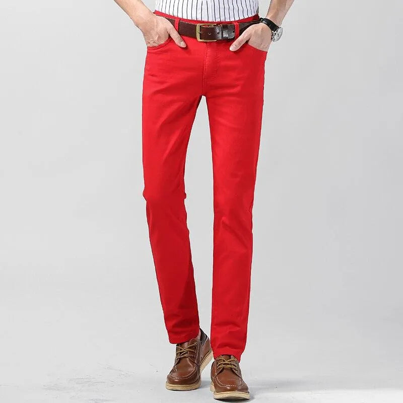 Jason - Slim Fit Pants with Practical Pockets