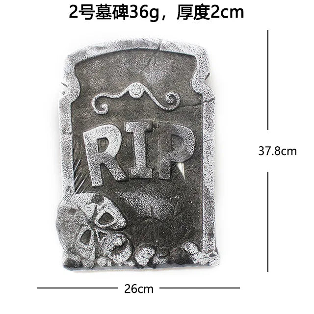 Foam Headstone Halloween Decoration