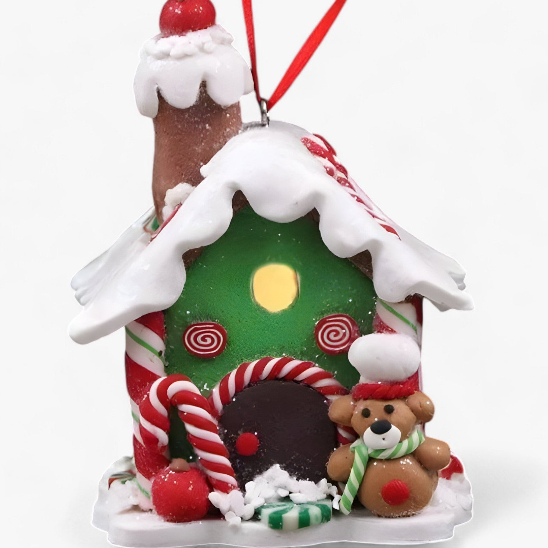 Hanging Christmas Gingerbread House