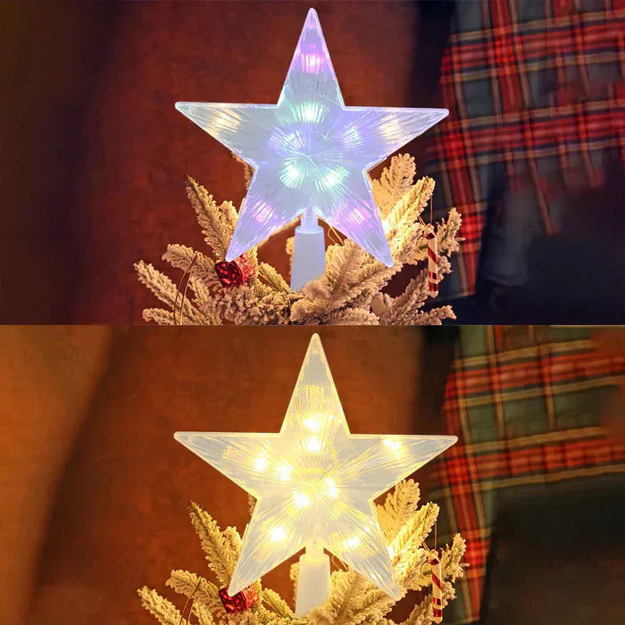 Sparkling Star - Elegant Tree Top
