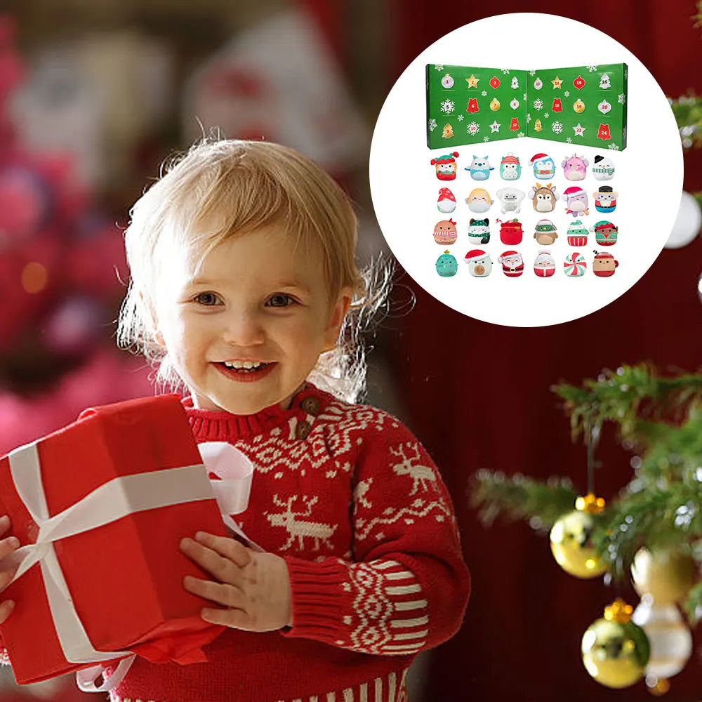 Advent Calendar Set with Plush Toys