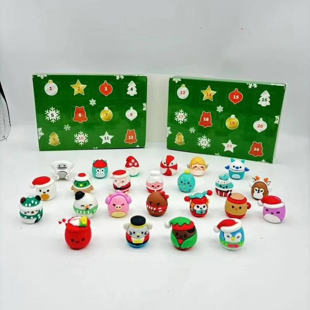 Advent Calendar Set with Plush Toys