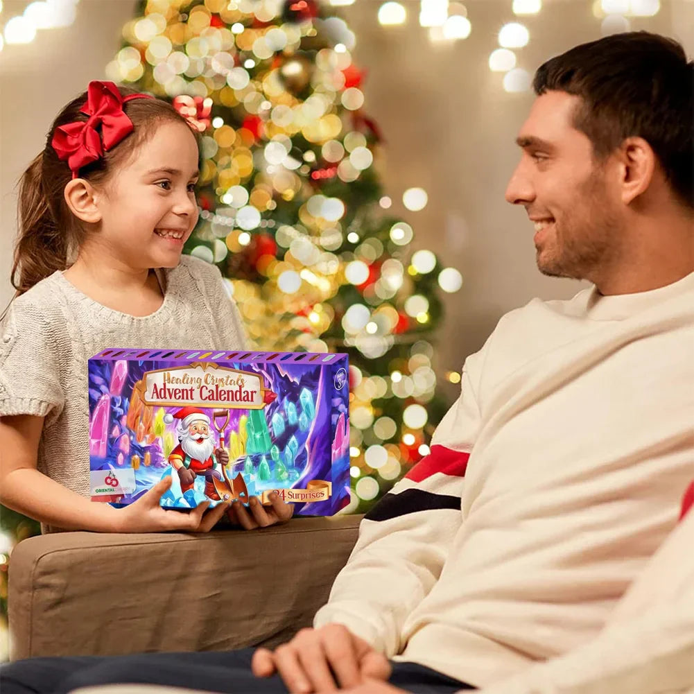 2025 Christmas Advent Calendar Set with Healing Stones