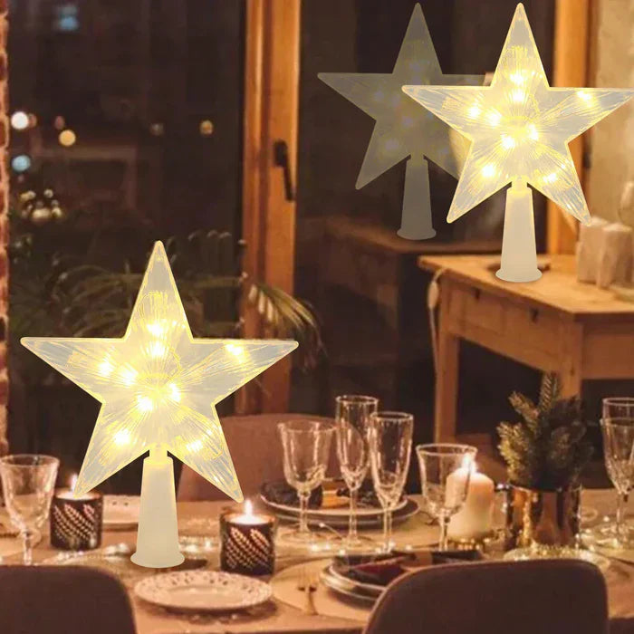 Sparkling Star - Elegant Tree Top