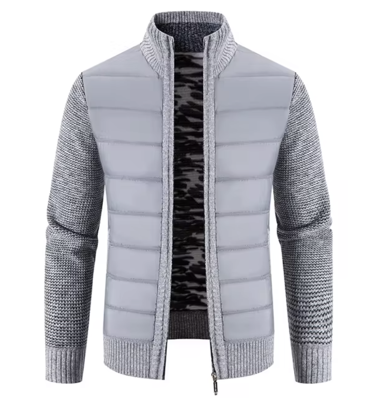 Ethan Stand Collar Pullover – Long Sleeve Men's Jacket