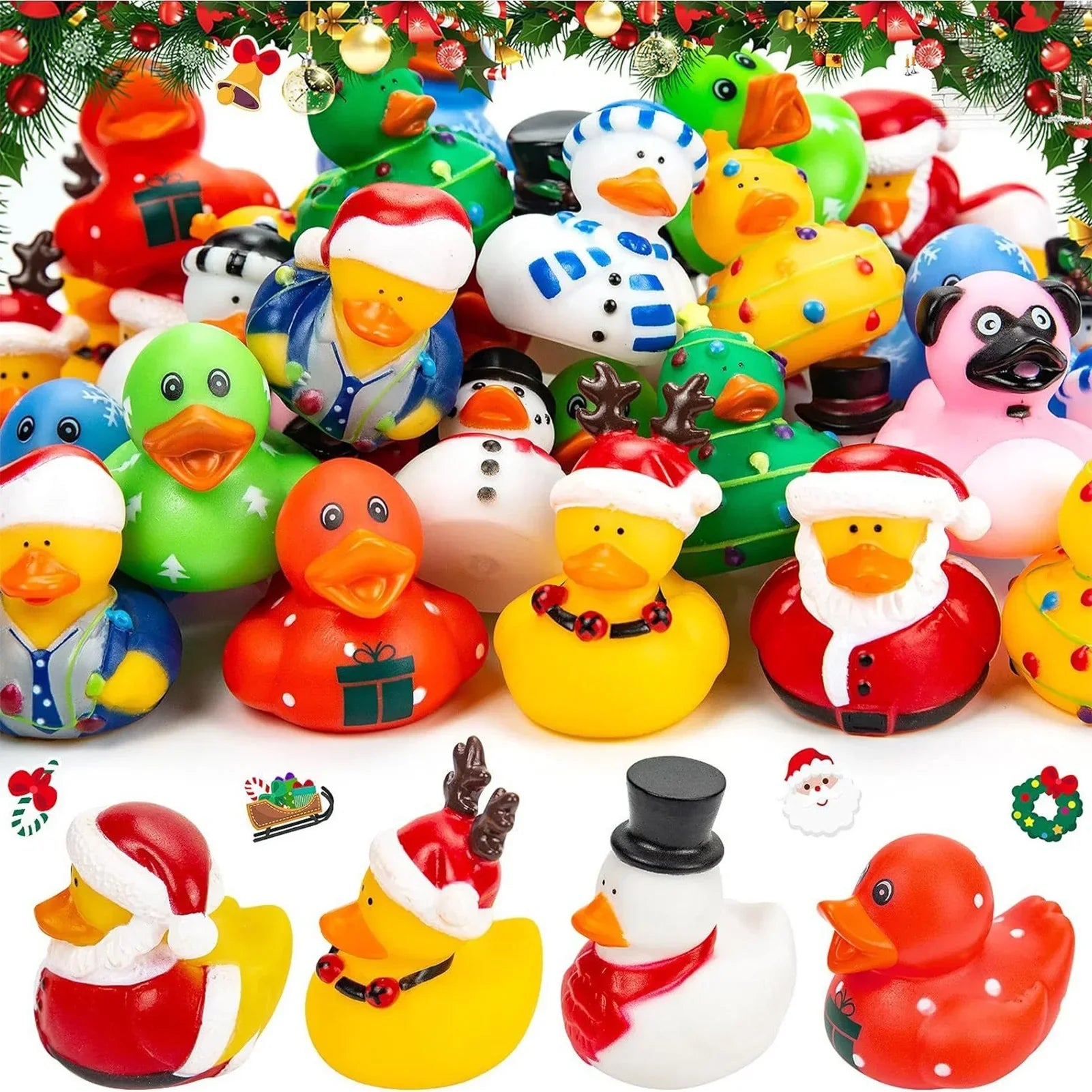 Christmas Countdown Rubber Duck Advent Calendar