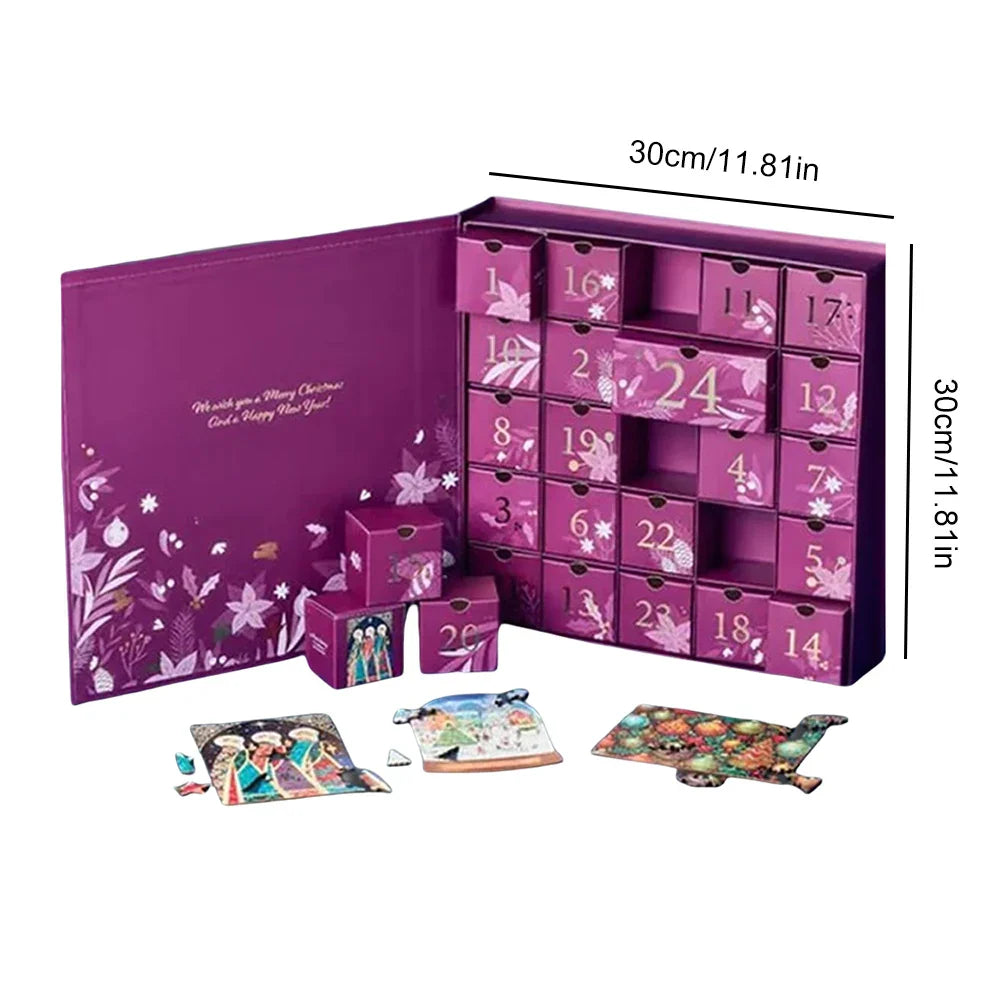 24-Day Christmas Puzzle Advent Calendar