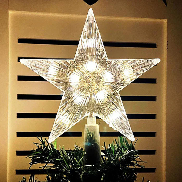 Sparkling Star - Elegant Tree Top
