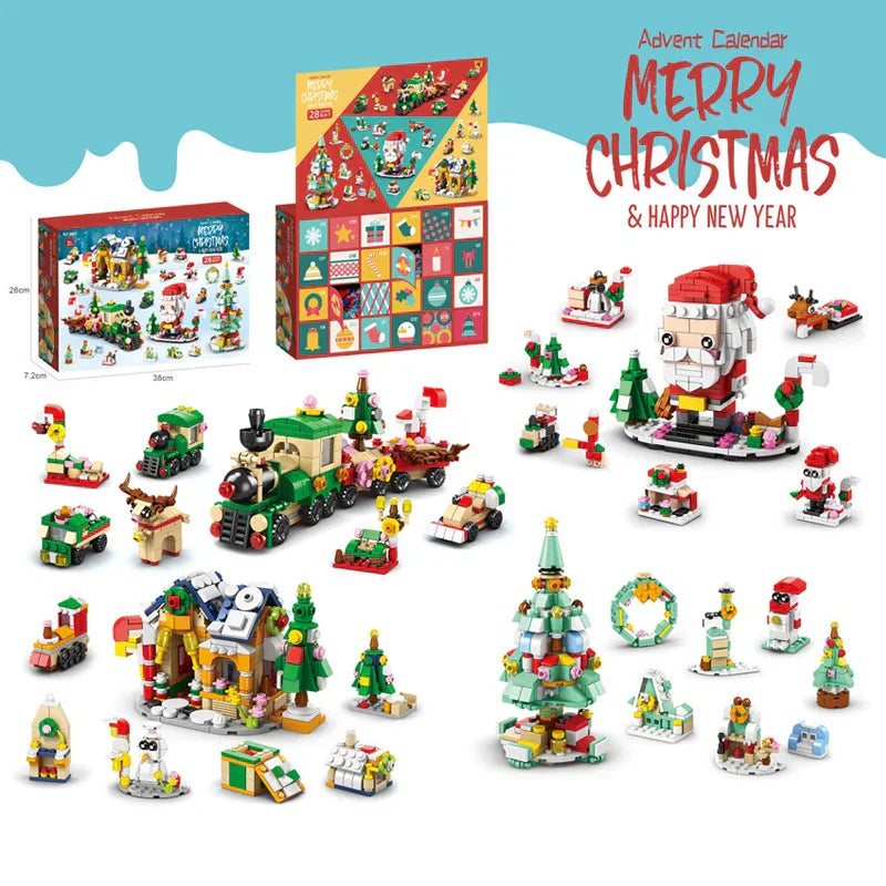 Advent Calendar Surprise Building Blocks Puzzle