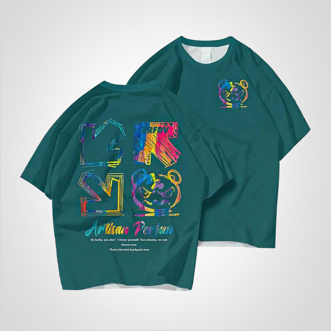 TecNight - Printed T-Shirt in Plus Size