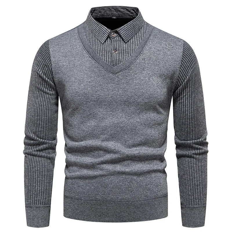 Jesper – Comfortable Slim-Fit Two-Piece Sweater