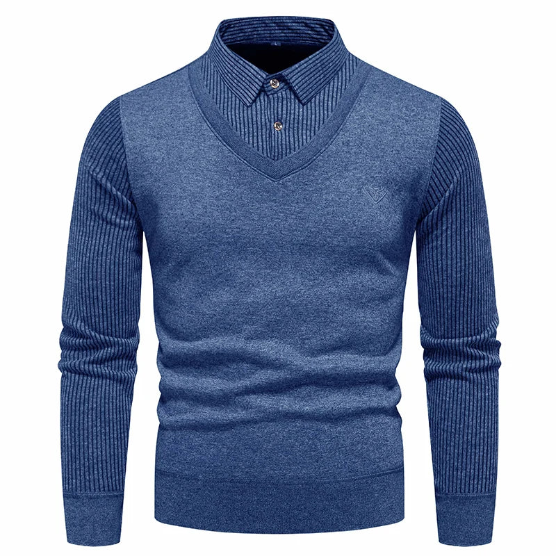 Jesper – Comfortable Slim-Fit Two-Piece Sweater