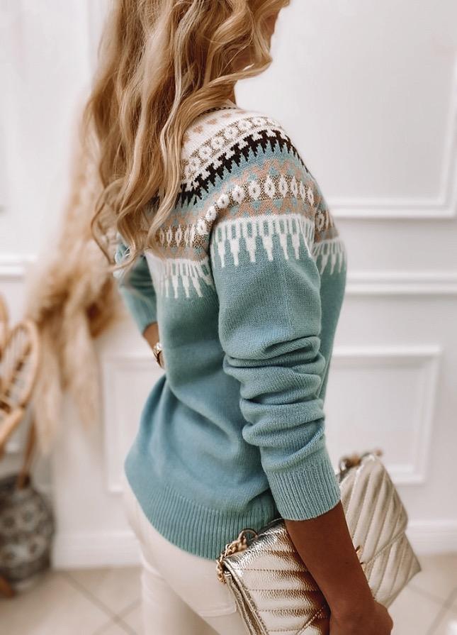 Olivia Norwegian Pullover – Women's Sweater with Nordic Pattern