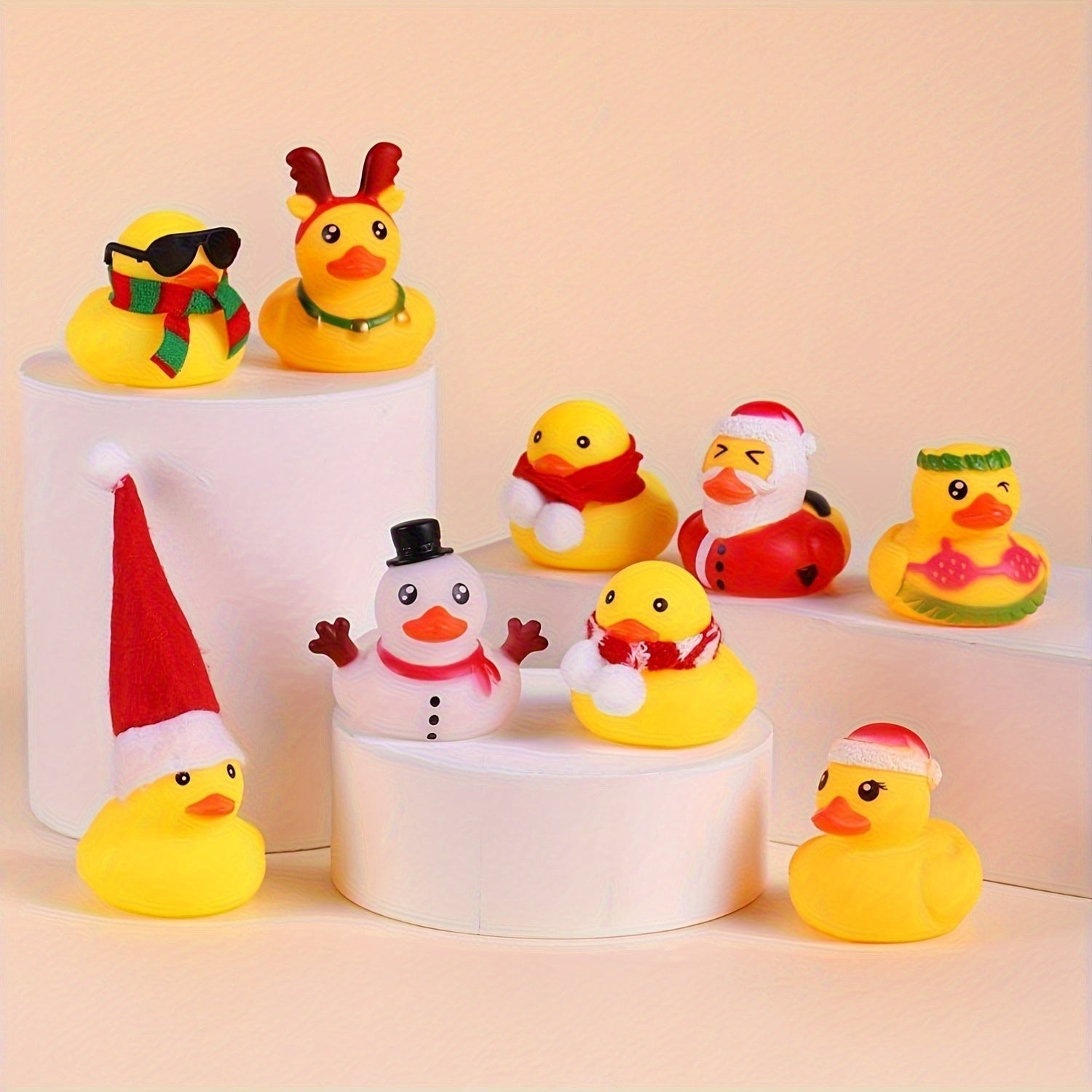 Festive Advent Calendar with Rubber Ducks for Christmas 2025