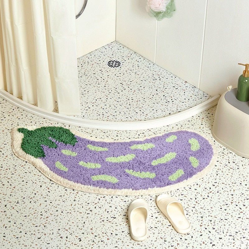 FruitFun- Playful and Cozy Bathroom Plush Bath Mats