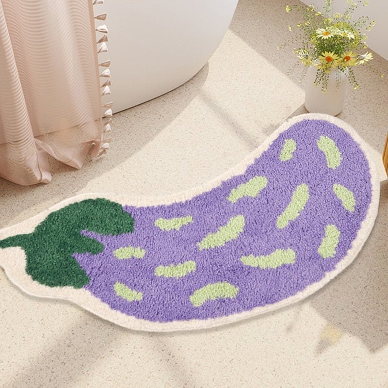 FruitFun- Playful and Cozy Bathroom Plush Bath Mats