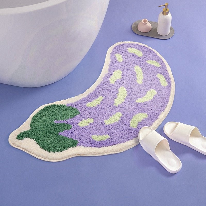 FruitFun- Playful and Cozy Bathroom Plush Bath Mats