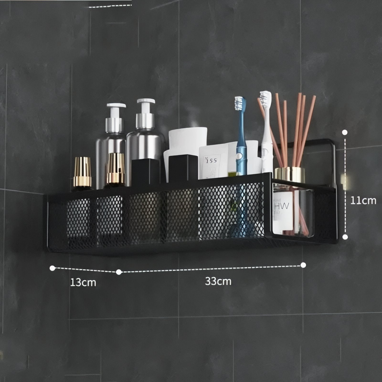 PladsSmart Wall Shelf with Hooks