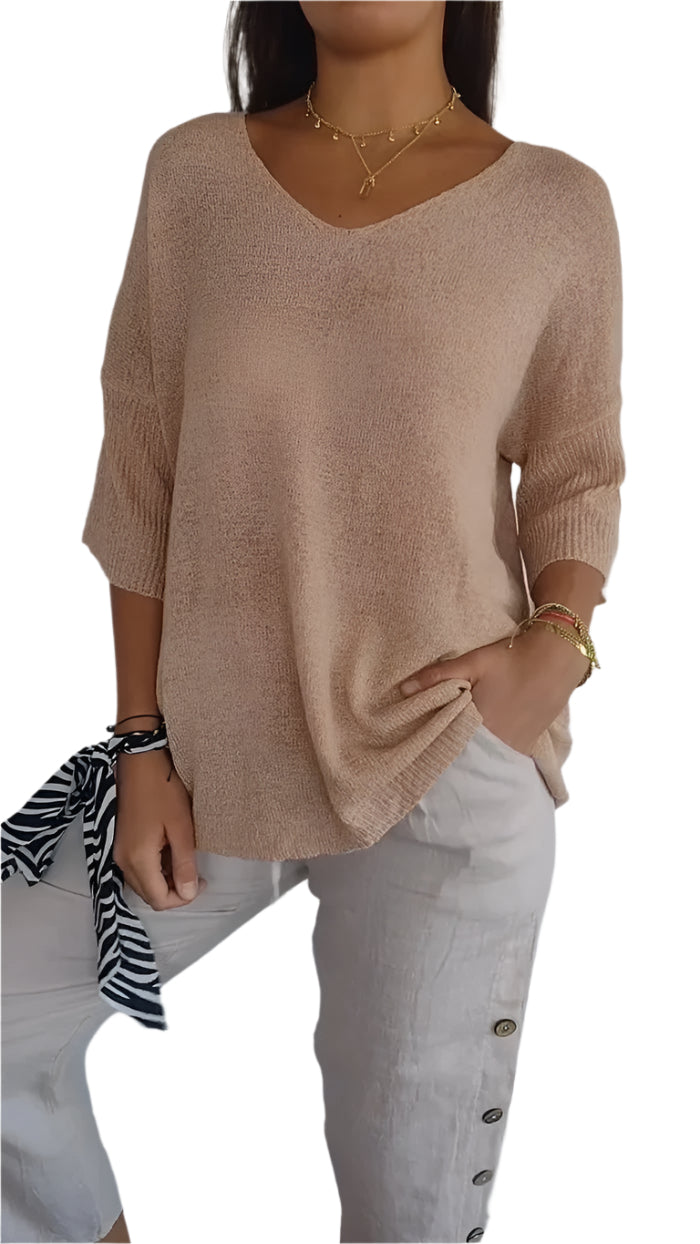 Camilla | Stylish V-neck top for effortless comfort