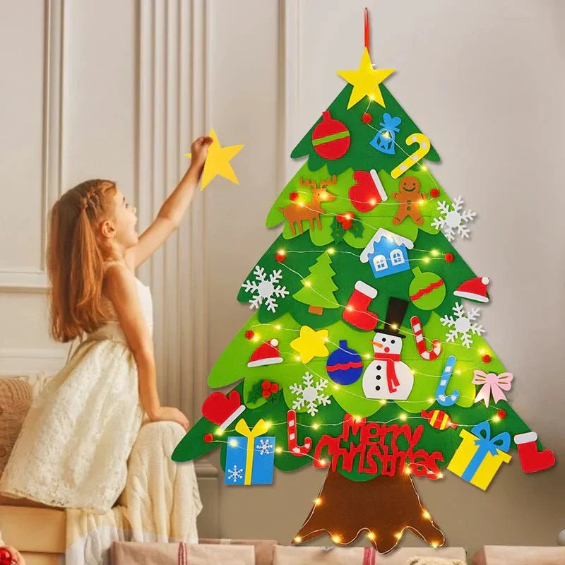 Felt Pine Tree - Montessori