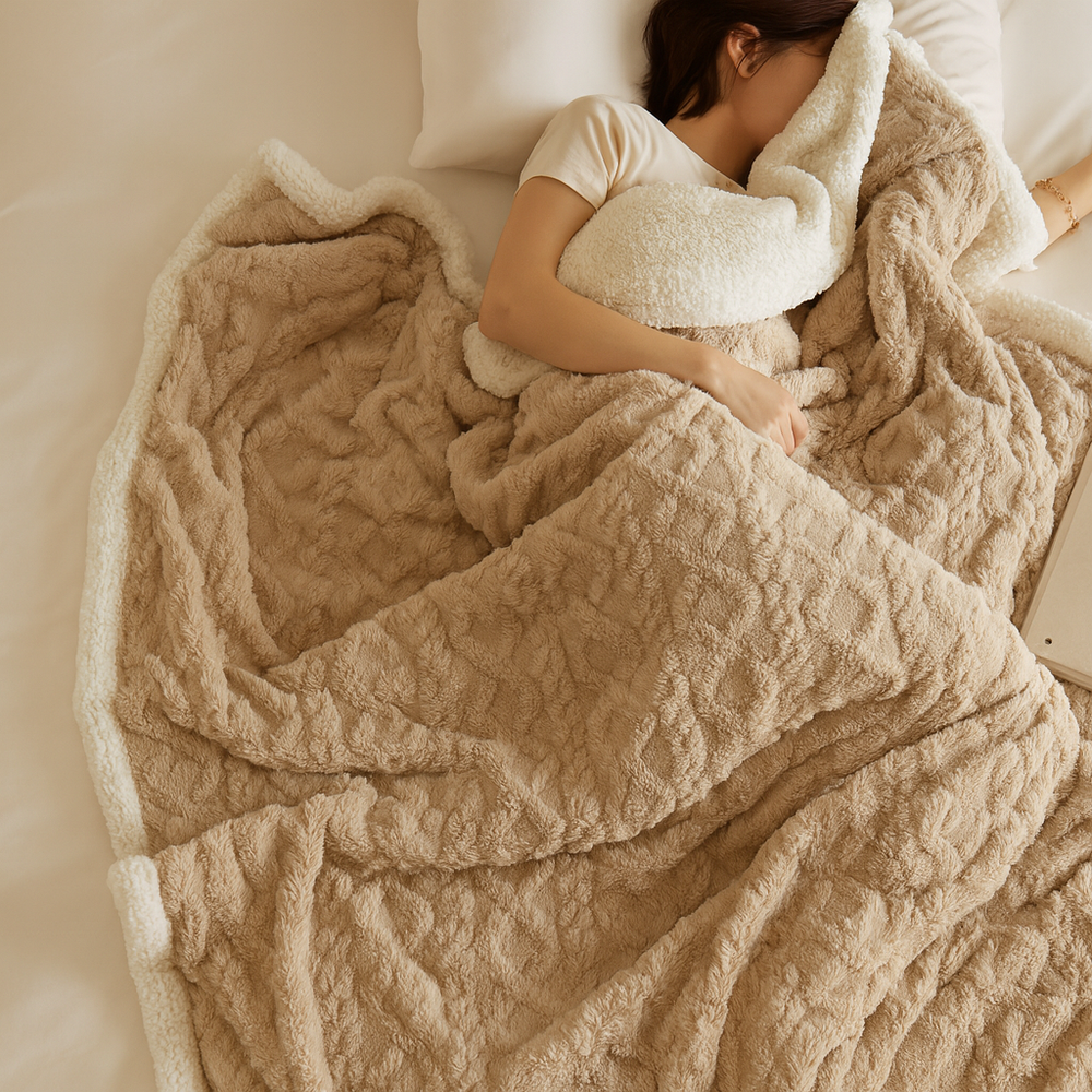 Soren | Thick Lambswool Winter Blanket