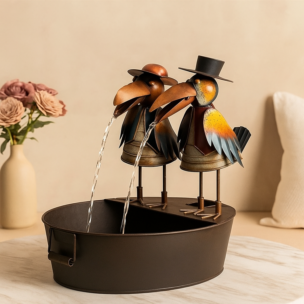 Animal figures | Enchanting Outdoor Waterfall Fountain