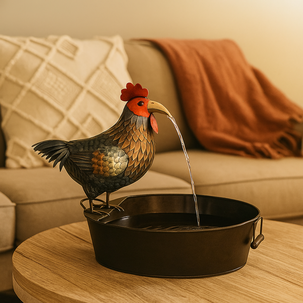 Animal figures | Enchanting Outdoor Waterfall Fountain