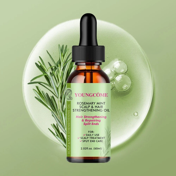 Rosemary Mint Hair Strengthening Oil - Nourishing Treatment