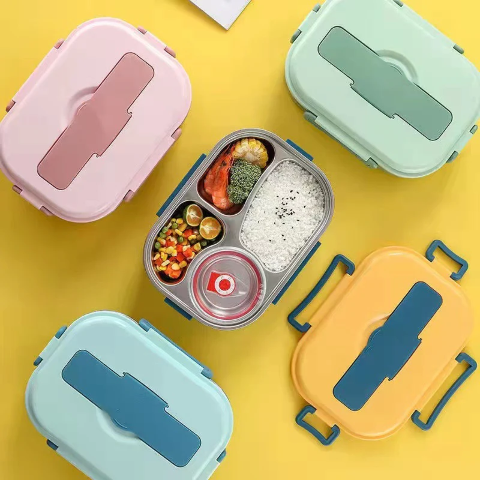Internal stainless steel lunch box