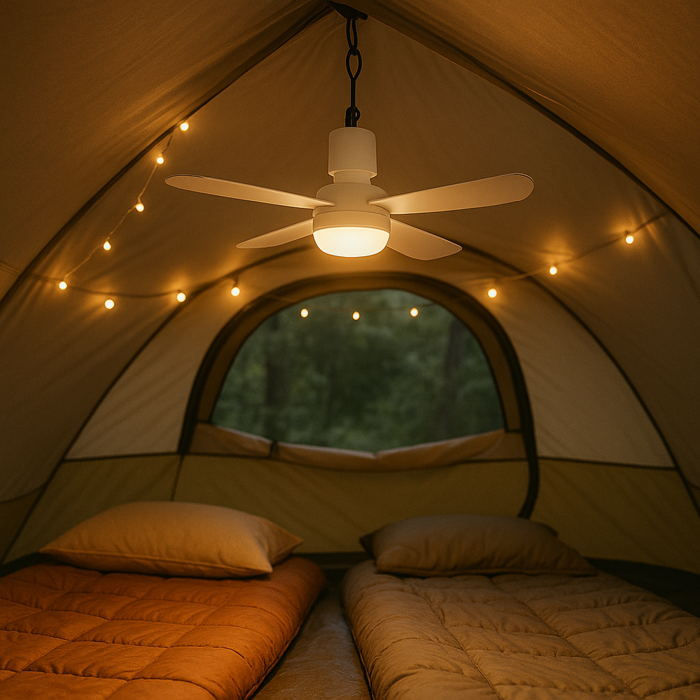 BreezeFlow – Wireless Ceiling Fan for Fresh Air Everywhere