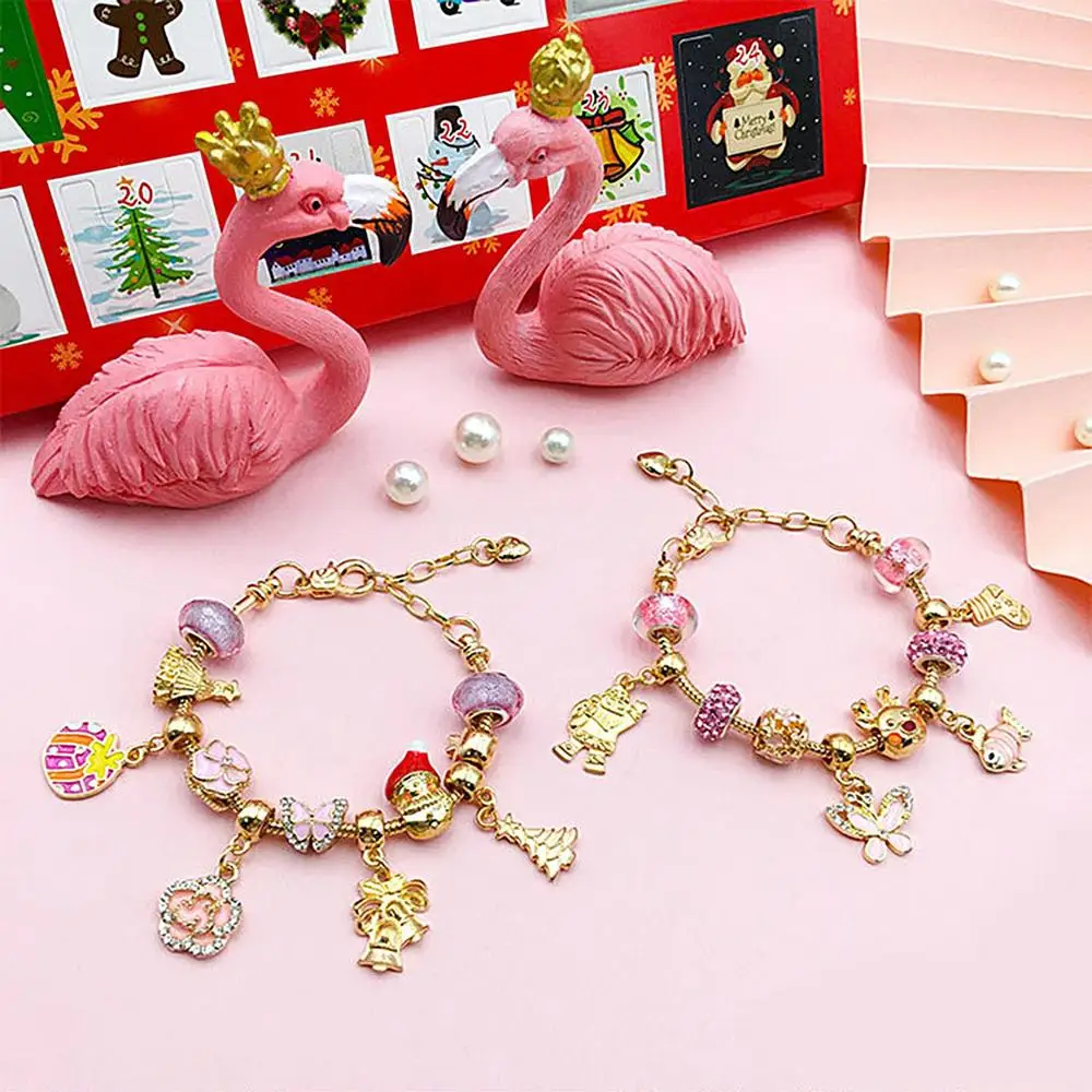 24-Day Advent Calendar with Countdown - DIY Bracelets Set