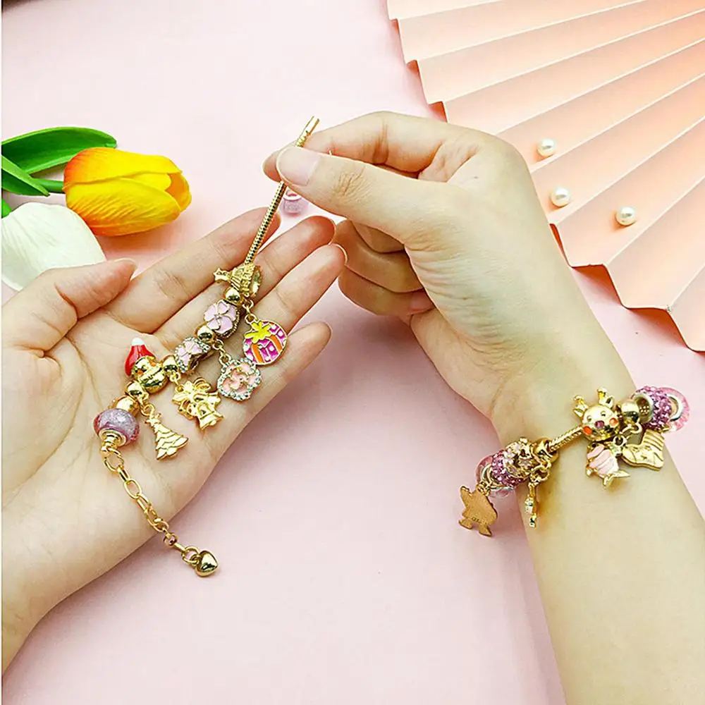 24-Day Advent Calendar with Countdown - DIY Bracelets Set