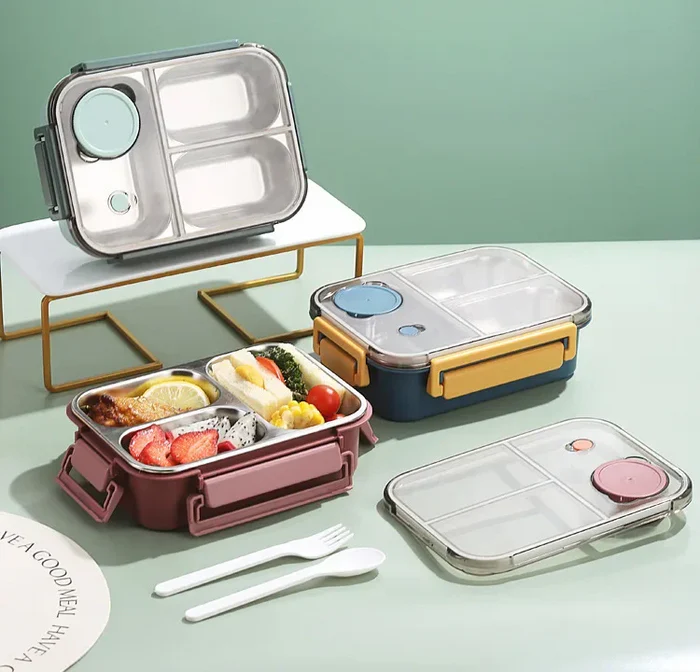 Lunch box for office and school – compact lunch box for on the go