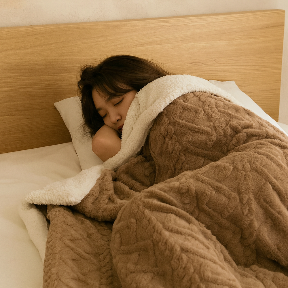 Soren | Thick Lambswool Winter Blanket