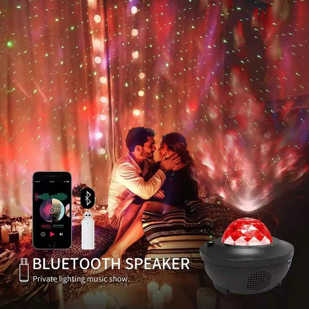 Galaxy LED Speaker Projector Light