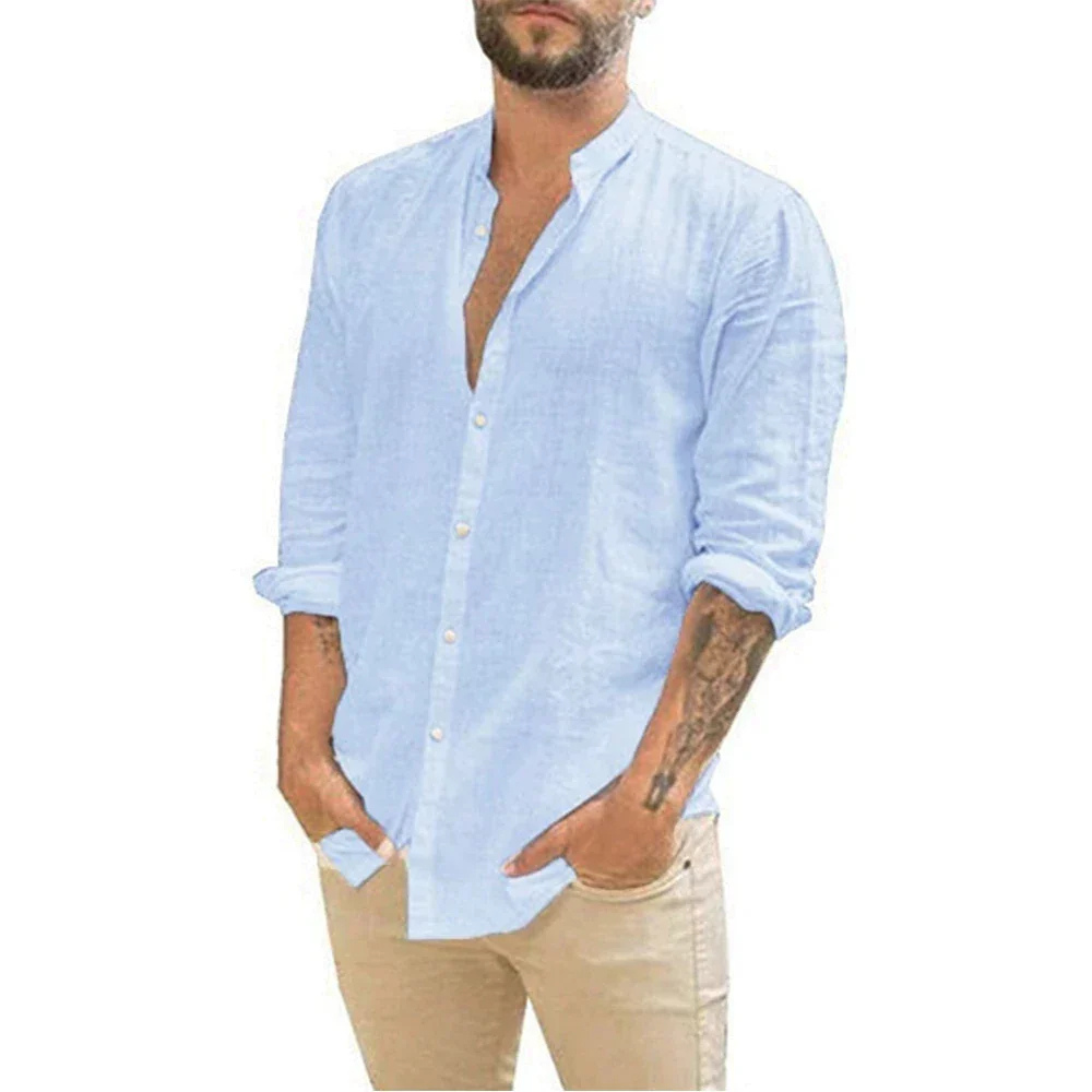 Brendon - Modern long-sleeve shirt with turtleneck