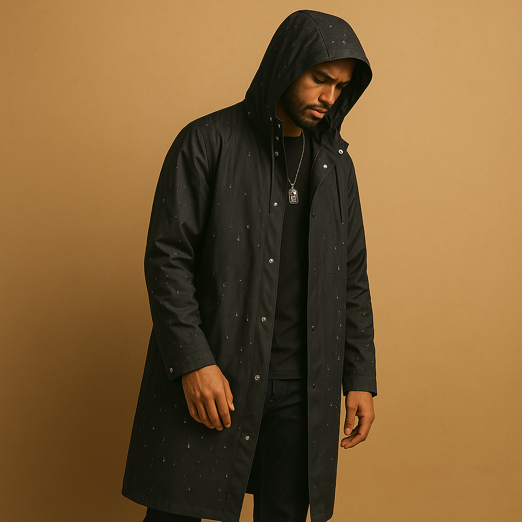 Long Waterproof EVA Rain Jacket for Men | Niels