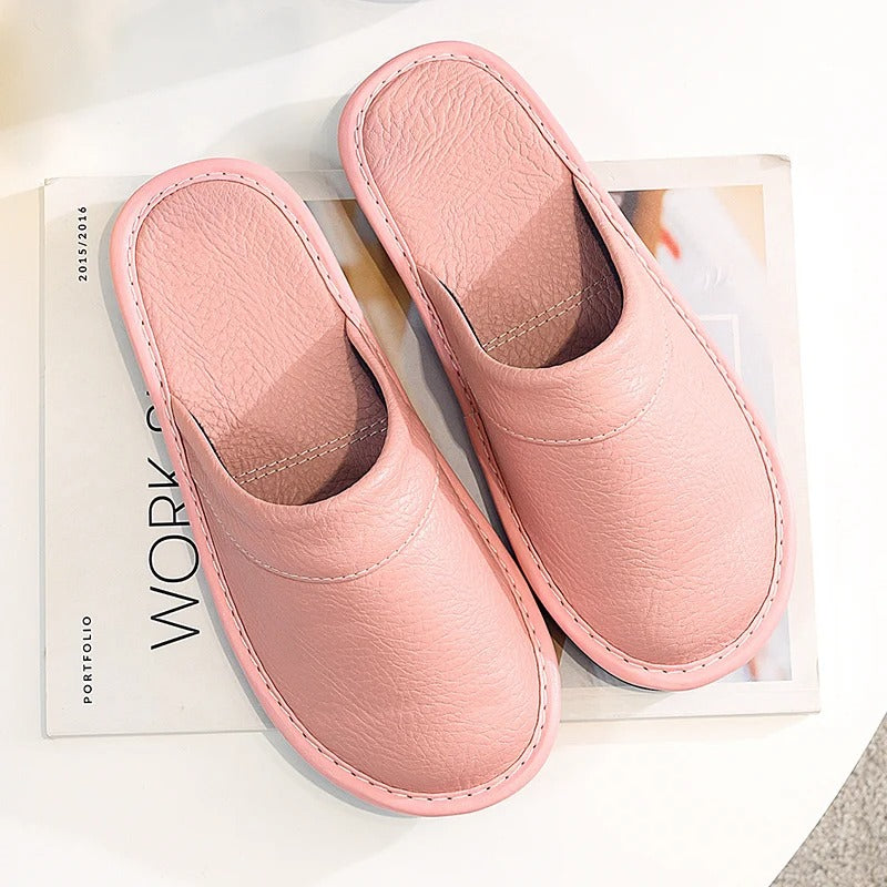Hugo | Comfortable Vegan Leather Slippers – Luxury & Relaxation