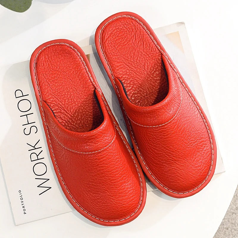 Hugo | Comfortable Vegan Leather Slippers – Luxury & Relaxation