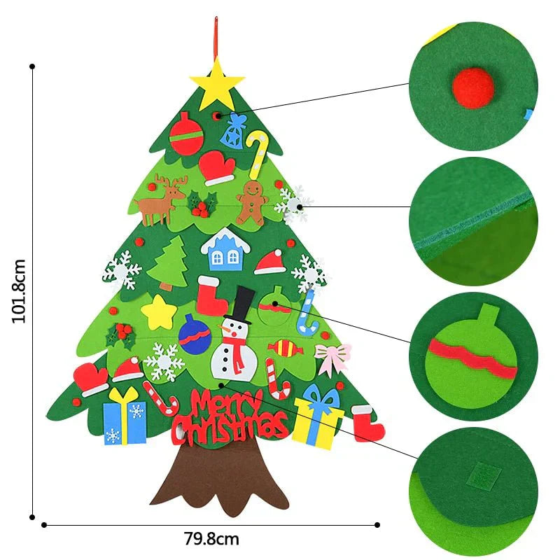 Felt Pine Tree - Montessori