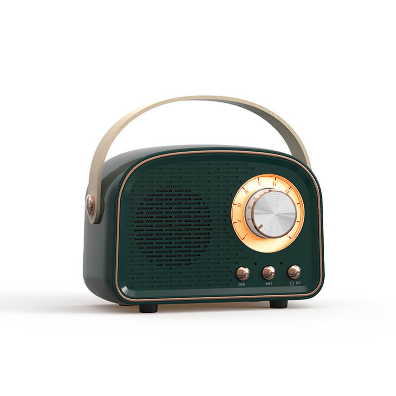 RetroVibe - Vintage Bluetooth Speaker with FM Radio