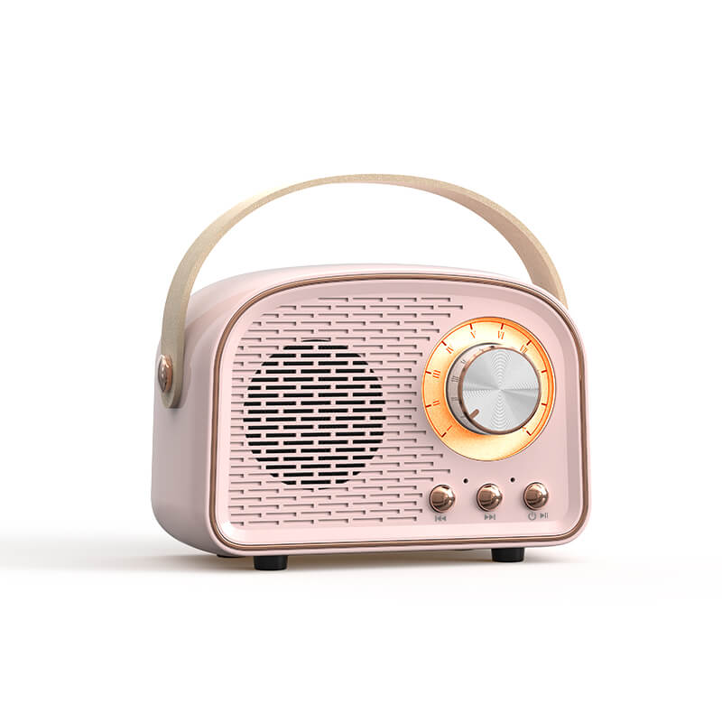 RetroVibe - Vintage Bluetooth Speaker with FM Radio