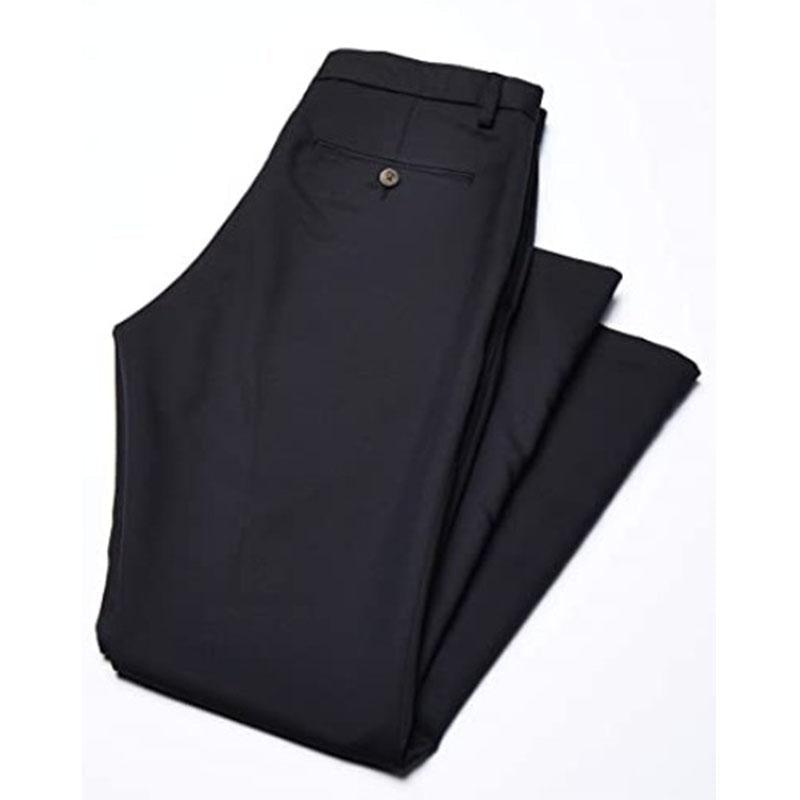 James - Slim Fit Trousers with Elastic Waistband