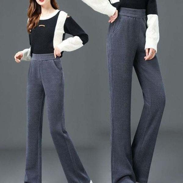 Liva - Comfortable pants with wide leg and elastic waistband