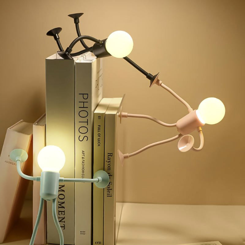 Whimsical Bookend Lamp – Fun and Functional Lighting for Desks & Bookshelves