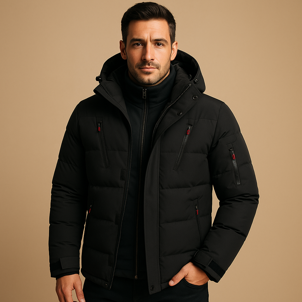 Waterproof Winter Jacket with Warm Lining for men | Joris